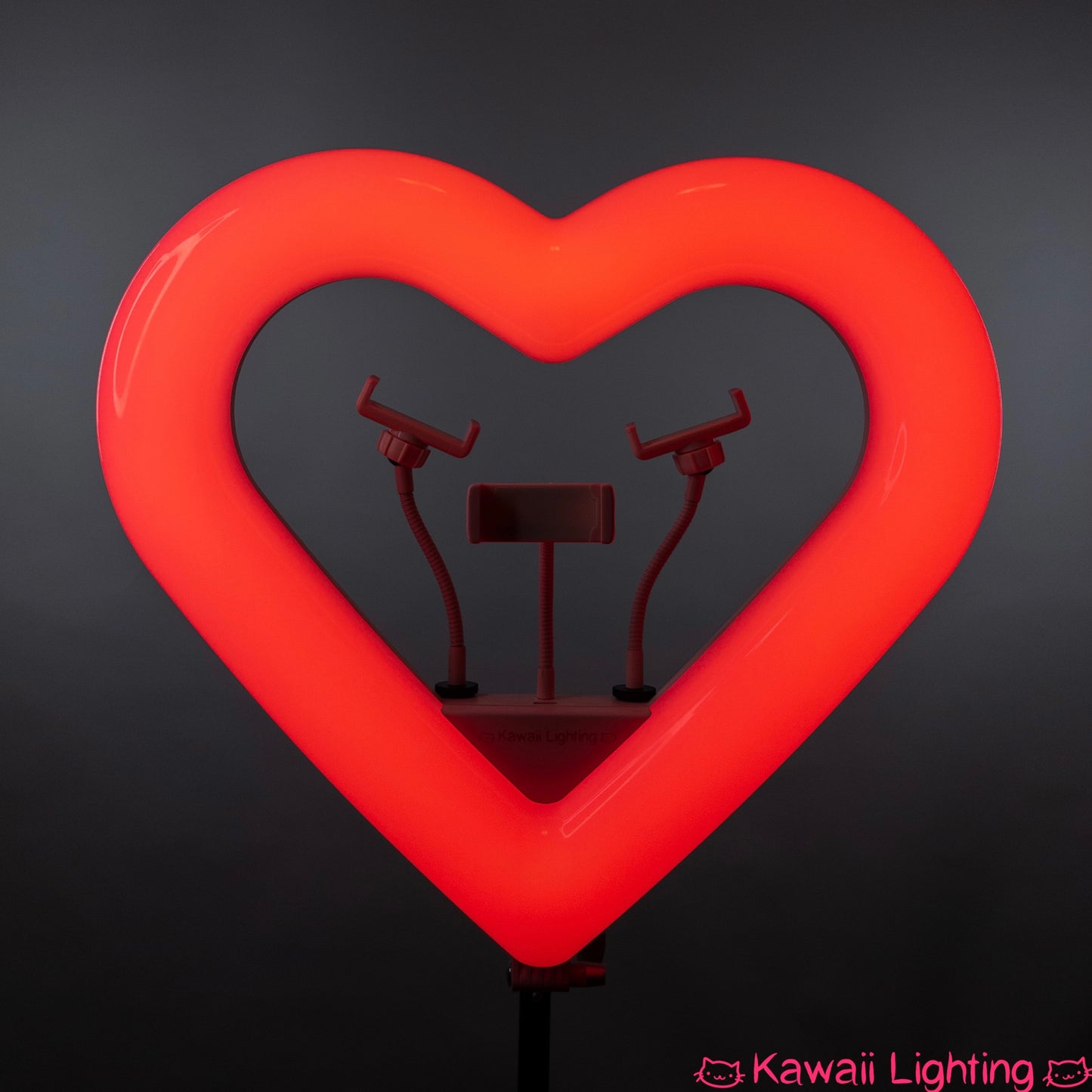 vinder tro på støj Heart Ring Light RGB 20" Pro Phone Light Ring | Kawaii Lighting