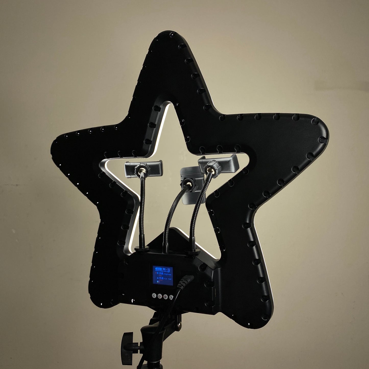 Star Ring Light RGB by Kawaii Lighting (RK52) 20"/50cm Professional Star Shape Dimmable RGB LED Ring Light Kit